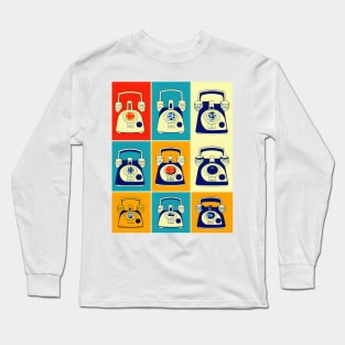 Retro Telephone Long Sleeve T-Shirt